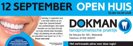 Open Huis Zaterdag 12 September